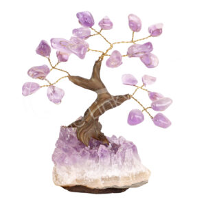 Amethyst Tumbled Stones Gem Tree