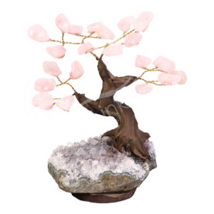 Rose Quartz Tumbled Stones Gem Tree