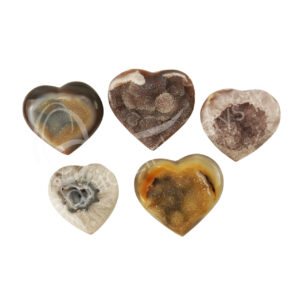 Heart Agate AA with Druse