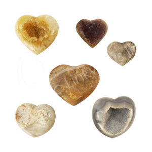 Agate with Druse Heart