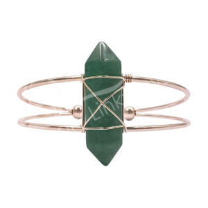 Green Aventurine Double Terminated Bracelet