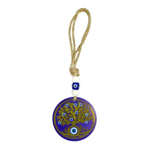 Wood Evil Eye Tree of Life Hanging