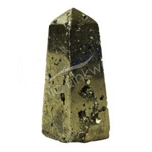 Small Pyrite with Druse Obelisk