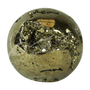 Pyrite with Druse Sphere