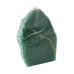 Green Aventurine Slice with a Base Cut