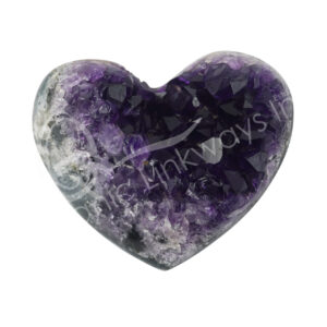A Mix of Druzy Amethyst Heart