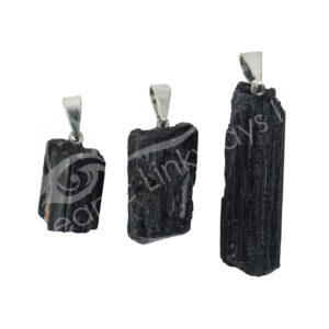 Natural Black Tourmaline Pendant