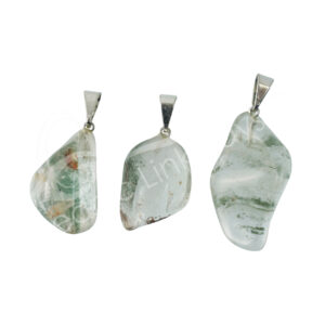 Polished Lodolite Tumbled Stones Pendant