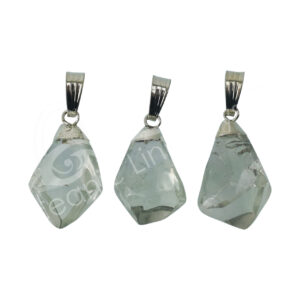Polished Prasiolite Point Pendant
