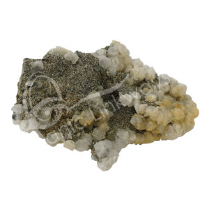 Pyrite with Quartz & Dolomite Specimen