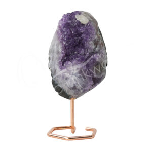 Polished Amethyst Druse on Stand