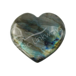 Labradorite Heart Stone