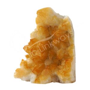 Citrine C Druse Cut Base