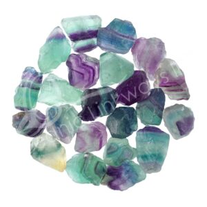 Rough Rainbow Fluorite AA