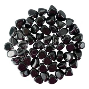 Green Goldstone Tumbled Stones