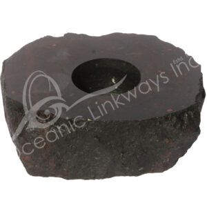 Black Tourmaline Top Polished Tealight Holder