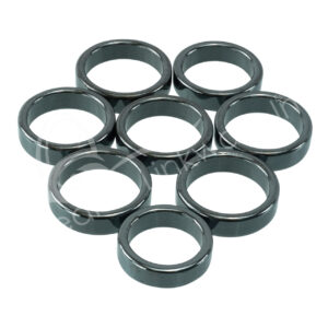 Magnetic Hematite Flat Ring
