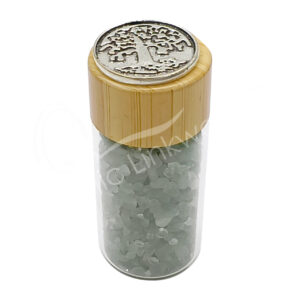 Green Aventurine Chips Bottle with Tree of Life