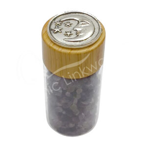 Amethyst Chips Bottle with Celestial
