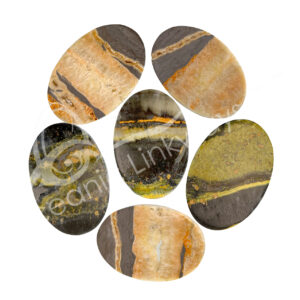 Bumble Bee Jasper Worry Stone