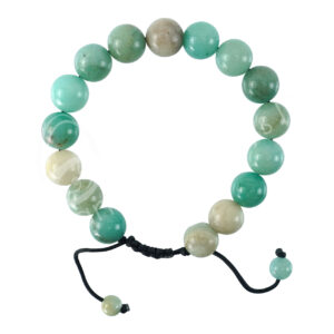 Mixed Amazonite Beads Adjustable Bracelet (10 mm)