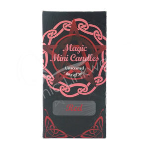 Red Unscented Mini Candles (Pack of 20)
