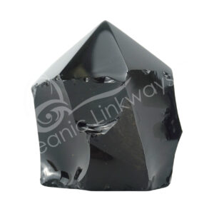 Black Obsidian Top Polished Point