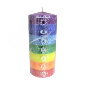 7 Layer Chakra Pillar Candle