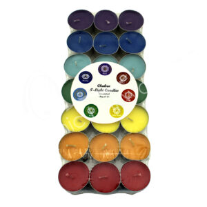 Unscented Chakra Tealight Candles
